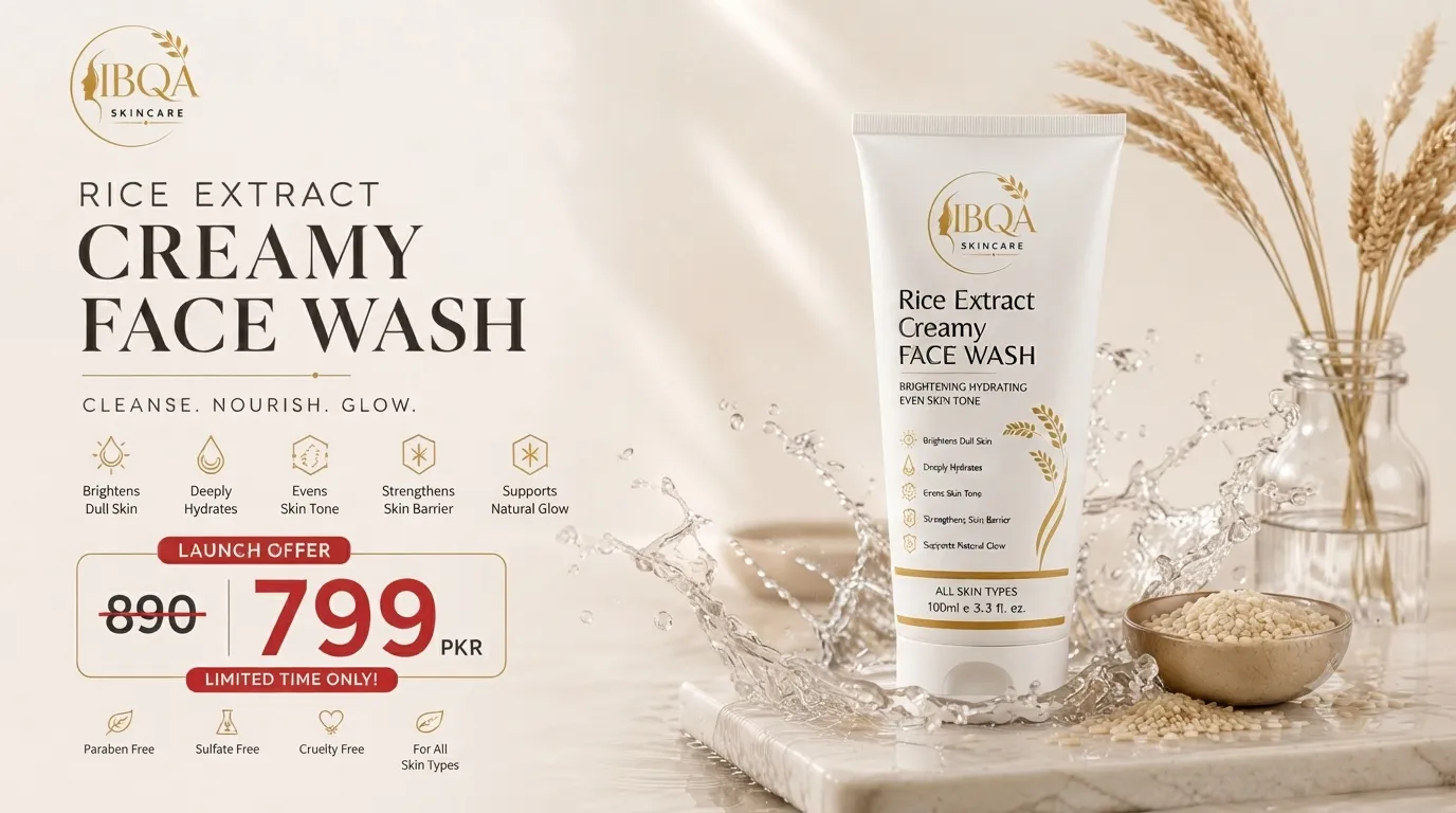 Rice Extract Face Wash